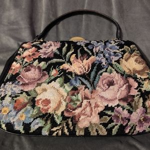 Beautiful, Vintage, Embroidered Handbag!